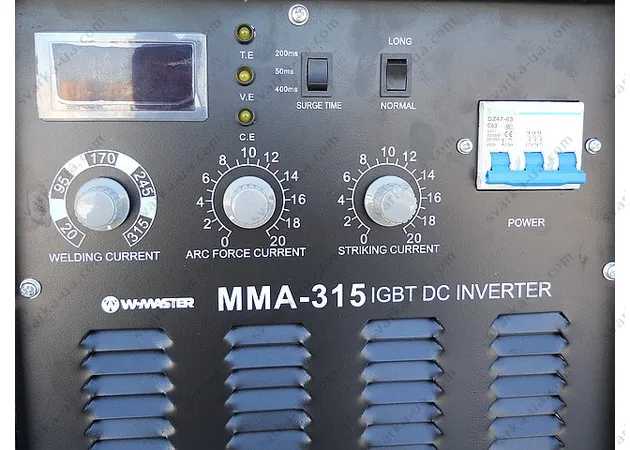 Фото 3 - Сварочный инвертор Wmaster MMA 315 (380V)