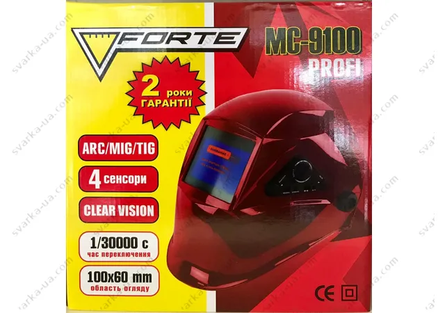Фото 8 - Зварювальний маска Forte MC-9100 Profi