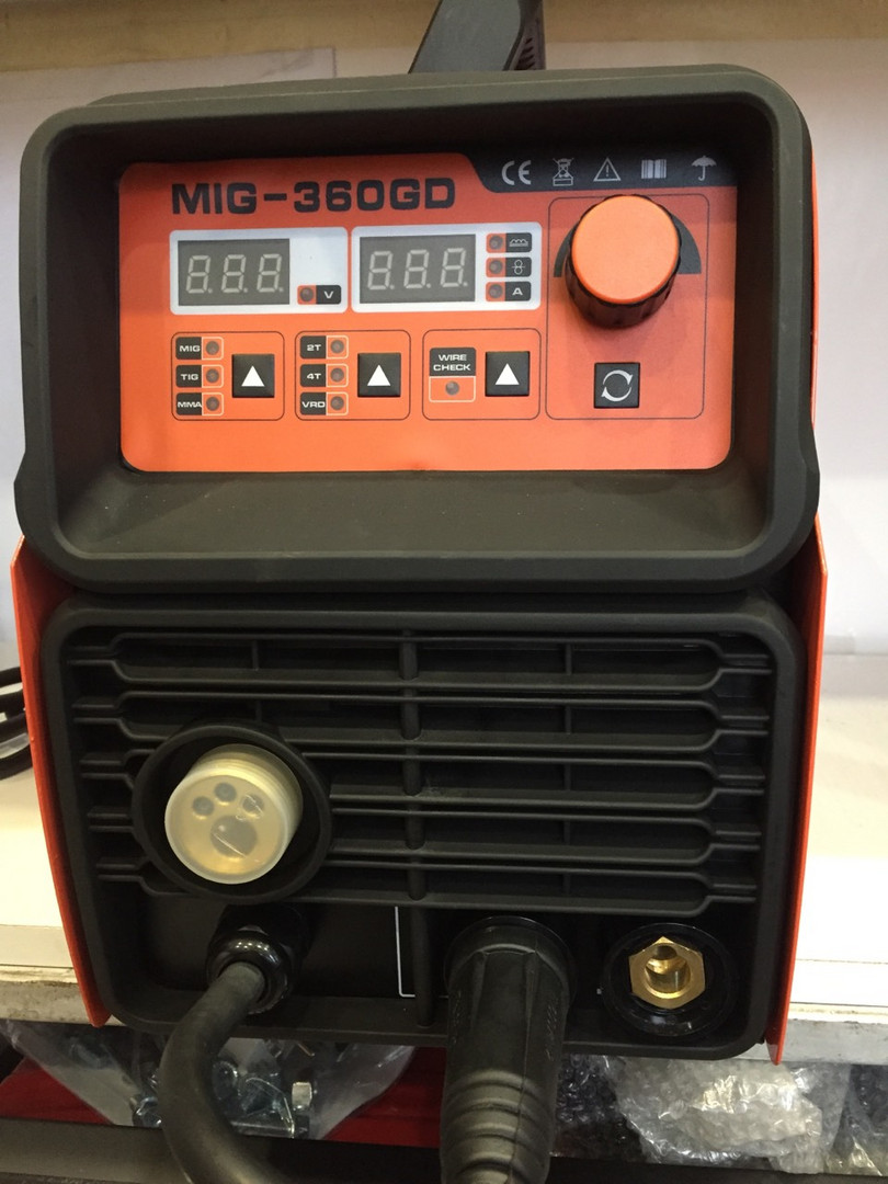 Зварювальний напівавтомат Іскра MIG-360GD + TIG + MMA (3в1) Industrial ...