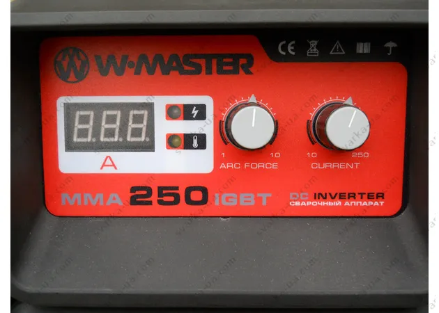 Фото 4 - Зварювальний інвертор WMaster MMA 250 IGBT (380V)