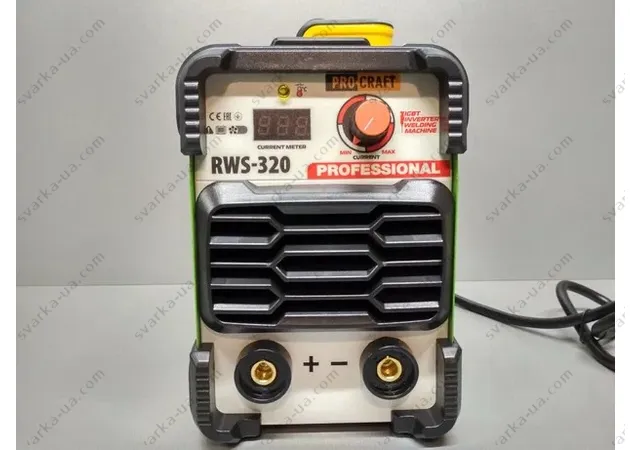 Фото 4 - Сварочный инвертор Procraft RWS-320 (LCD-дисплей, антизалипание, горячий старт)