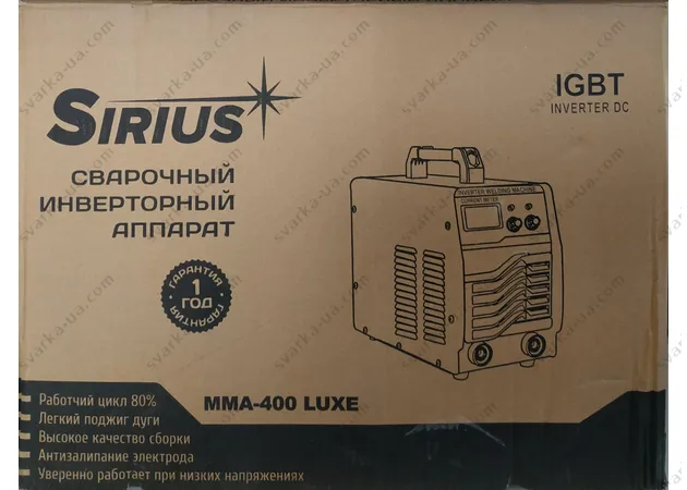 Фото 5 - Сварочный инвертор Sirius MMA-400 (380V) Luxe