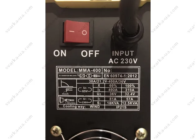Фото 12 - Сварочный инвертор Гром MMA-400A Профи (форсаж дуги, дисплей, усиленные байонеты, кабеля 3м)