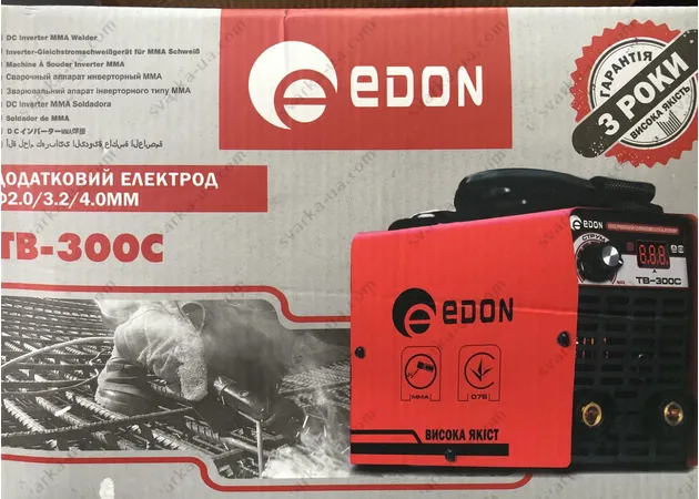 Фото 7 - Сварочный инвертор Edon ТВ-300C (дисплей)