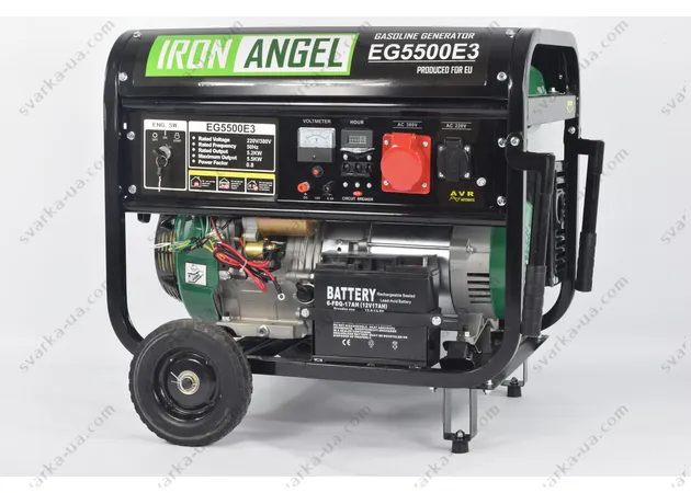 Фото 8 - Бензиновый генератор Iron Angel EG 5500 E3
