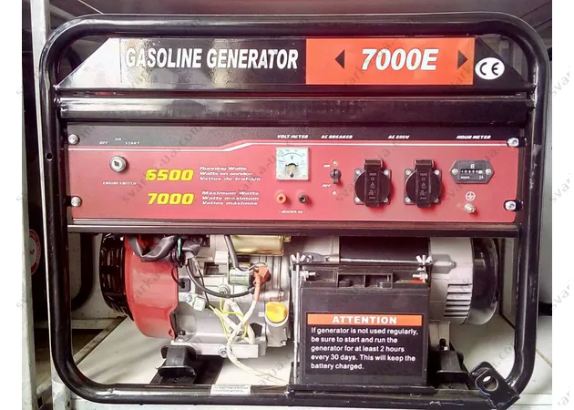 Фото 3 - Бензиновый однофазный генератор Weima WM7000E