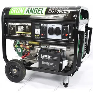 Бензиновый генератор Iron Angel EG 7000 EМ
