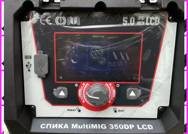 Фото 6 -  Зварювальний напівавтомат Спіка Multi-GMAW 350-3 DP LCD