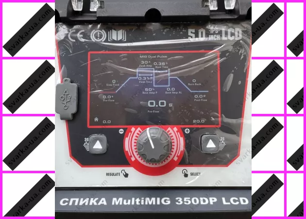 Фото 9 -  Зварювальний напівавтомат Спіка Multi-GMAW 350-3 DP LCD