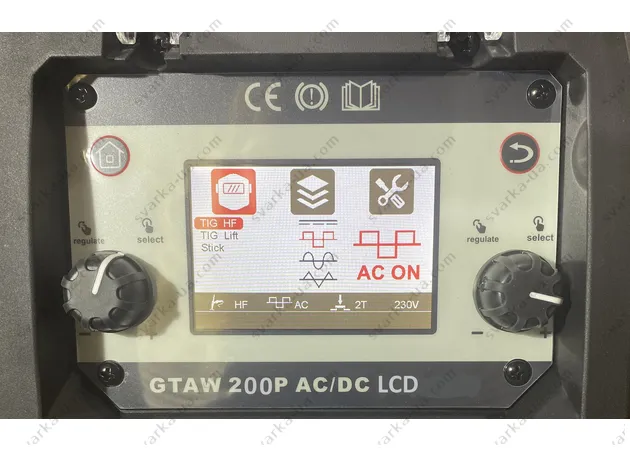 Фото 3 -  Аргонодуговий зварювальний інвертор Спіка GTAW 200P AC/DC LCD