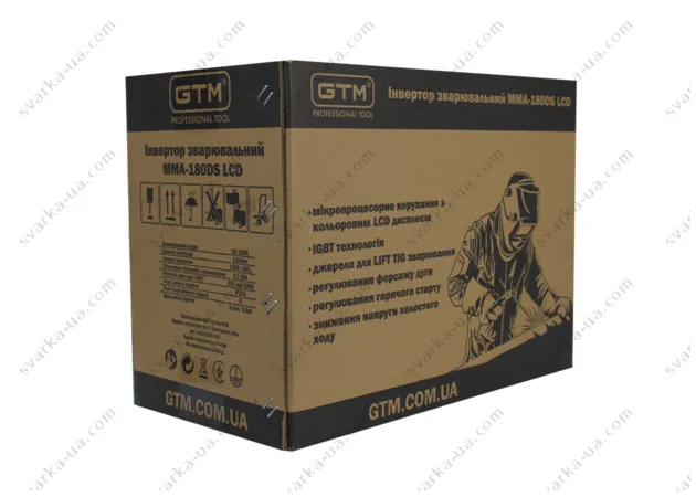 Фото 7 - Зварювальний інвертор GTM MMA-180DS LCD