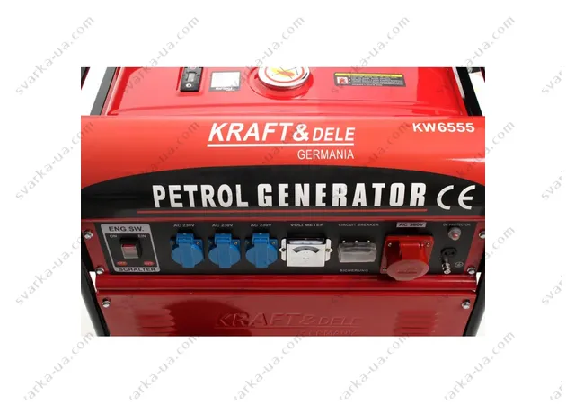 Фото 11 - Бензиновий генератор Kraft&Dele KD107