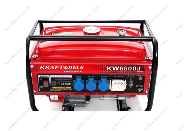 Фото 11 - Бензиновый генератор Kraft&Dele KW6500J (KD111)