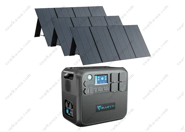 Фото 2 - Комплект солнечного генератора Bluetti AC200MAX+3*PV350