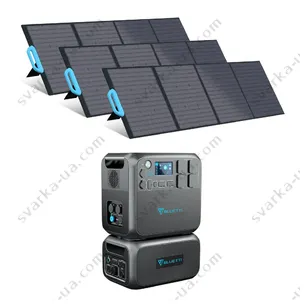 Комплект солнечного генератора Bluetti AC200MAX+B230+3*PV200