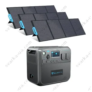 Комплект солнечного генератора Bluetti AC200P+3*PV120