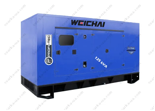 Фото 2 - Генератор дизельный Profi-tec WDSG125-3 Power MAX (125 кВА/100 кВт, промышленный двигатель WEICHAI, China)