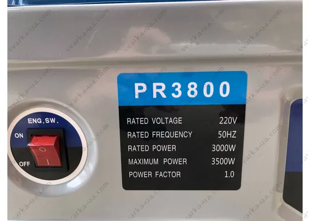Фото 11 - Бензиновий генератор Sayide PR-3800 (3.5 кВт)