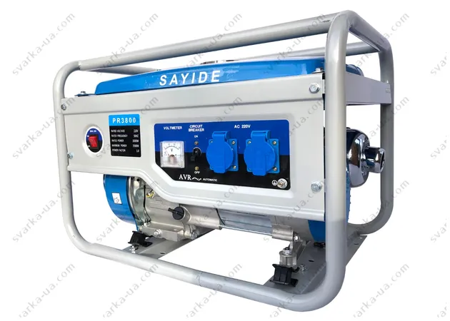 Фото 5 - Бензиновый генератор Sayide PR-3800 (3.5 кВт) + газовый комплект
