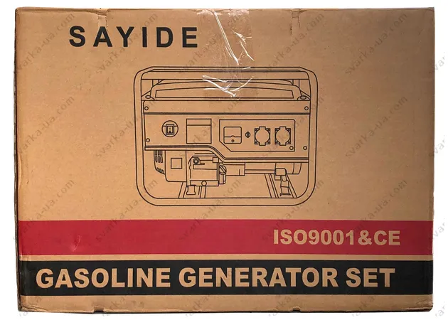 Фото 12 - Бензиновий генератор Sayide PR-3800 (3.5 кВт) + газовий комплект