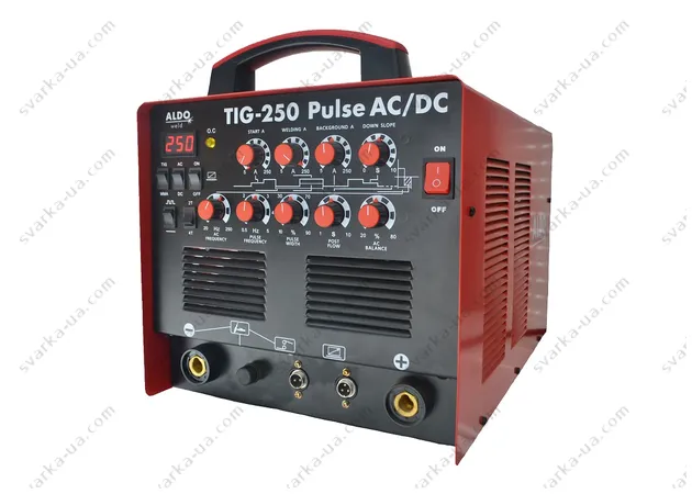 Фото 2 - Сварочный аргоновый аппарат ALDO TIG-250 Pulse AC/DC