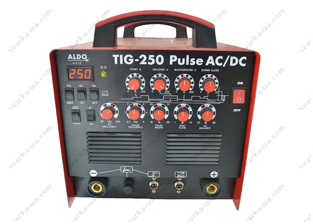 Фото 4 - Зварювальний аргоновий апарат ALDO TIG-250 Pulse AC/DC
