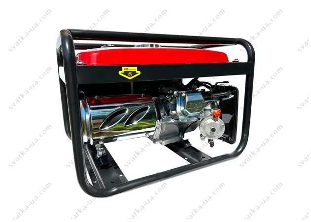 Фото 5 - Газобензиновый генератор Sayide PR-4500 LPG/NG (3.5 кВт) красный