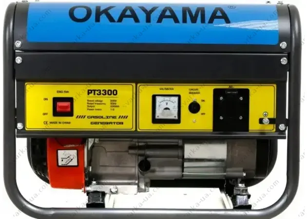 Фото 2 - Генератор бензиновый Okayama PT-3300 3.5 кВт, 100% Медная обмотка