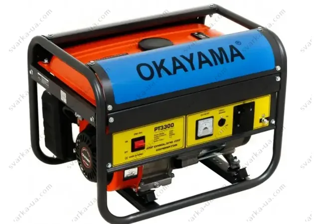 Фото 3 - Генератор бензиновый Okayama PT-3300 3.5 кВт, 100% Медная обмотка