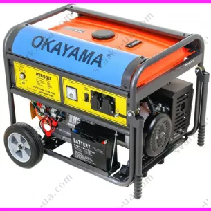 Генератор бензиновый Okayama PT-8500 7.5 кВт 100% Медная обмотка