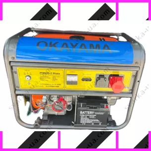 Генератор бензиновый Okayama PT-8500-3 7.5 кВт