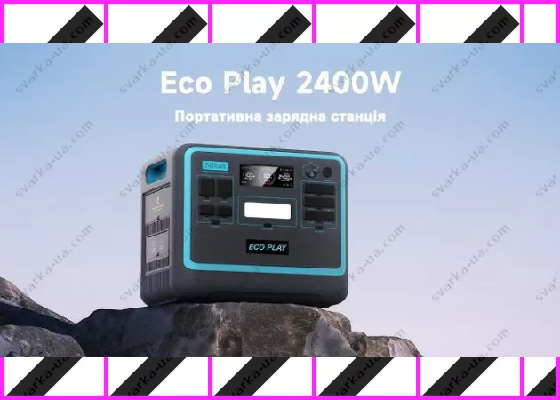 Фото 5 - Зарядная станция Ecoplay SYD-N052 2400w/2048wh LifePo4 Power Bank Type-C/USB/DC/AC black