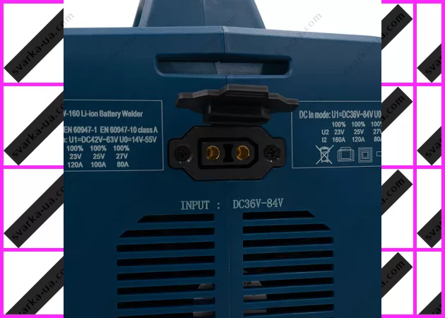 Фото 9 - Зварювальний акумуляторний апарат PROFI-TEC PCWM16040 X-MAX Power (2×PT4080XM (8.0 Aч), зарядний пристрій)