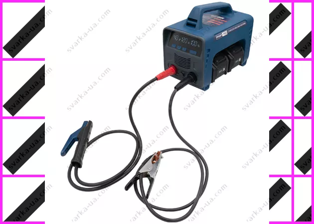 Фото 10 - Зварювальний акумуляторний апарат PROFI-TEC PCWM16040 X-MAX Power (2×PT4080XM (8.0 Aч), зарядний пристрій)