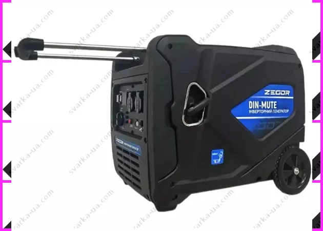 Фото 6 - Бензиновый инверторный генератор ZEGOR DIN-MUTE4500
