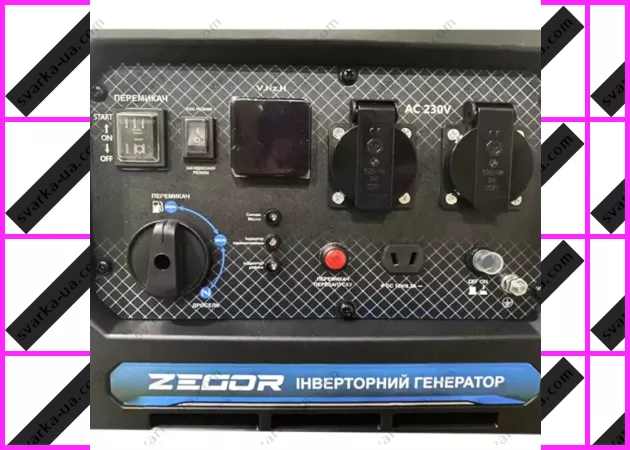 Фото 5 - Бензиновый инверторный генератор ZEGOR DIN-MUTE4500