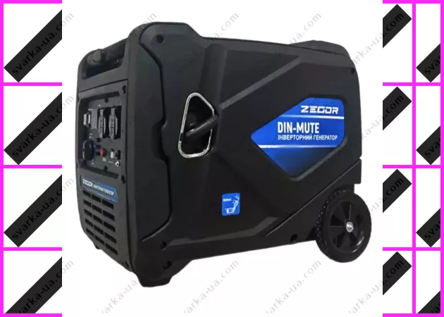 Фото 2 - Бензиновый инверторный генератор ZEGOR DIN-MUTE4500