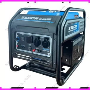 Генератор Zegor DIN-OPEN6000D 6.0 кВт Газ/бензин