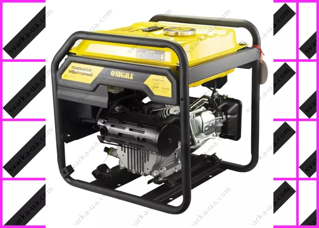 Фото 5 - Генератор инверторный бензиновый SIGMA: 3.0/3.5кВт, бак 12л, 4-х тактный, ручной запуск
