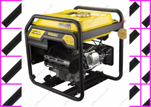 Фото 8 - Генератор инверторный бензиновый SIGMA: 4.0/4.5кВт, бак 12 л, 4-х тактный, ручной запуск