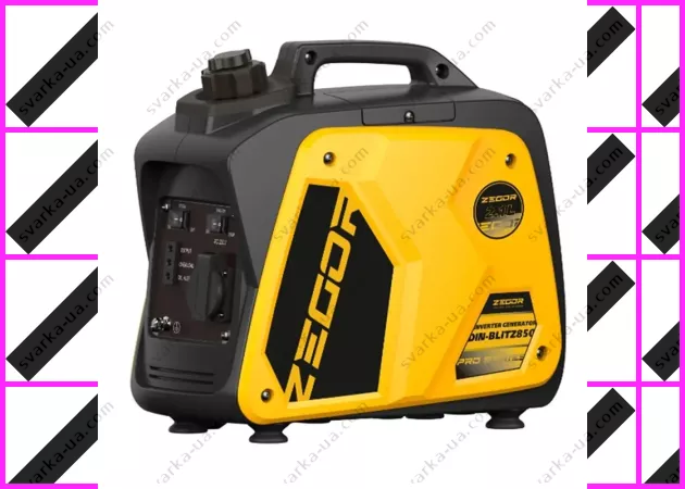 Фото 2 - Бензиновый генератор инверторного типа ZEGOR DIN-BLITZ850