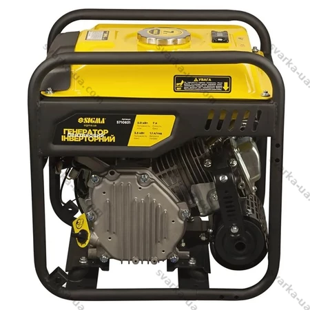 Фото 4 - Генератор інверторний бензиновий 3.0/3.5кВт 7л 4-х тактний ручний запуск SIGMA 5710831