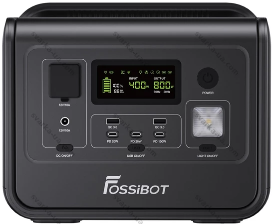 Фото 6 - Зарядна станція FOSSiBOT F800 Black, 512 Вт * год