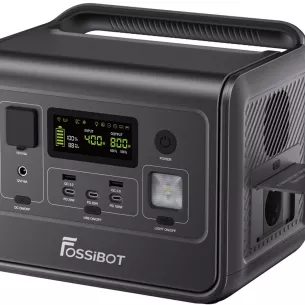 Зарядна станція FOSSiBOT F800 Black, 512 Вт * год