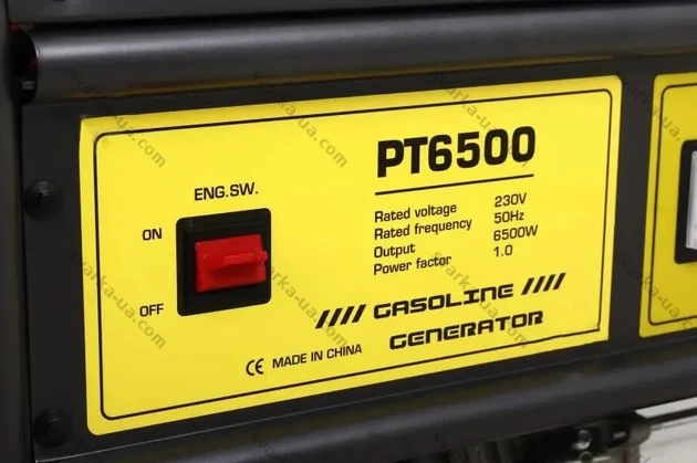 Фото 7 - Генератор OKAYAMA PT-6500 (5-5.5 кВт, бензиновий, мідний, ручний старт)
