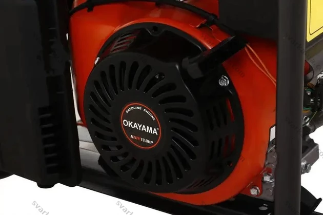 Фото 3 - Генератор OKAYAMA PT-6500 (5-5.5 кВт, бензиновий, мідний, ручний старт)