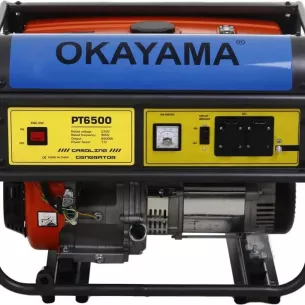 Генератор OKAYAMA PT-6500 (5-5.5 кВт, бензиновий, мідний, ручний старт)