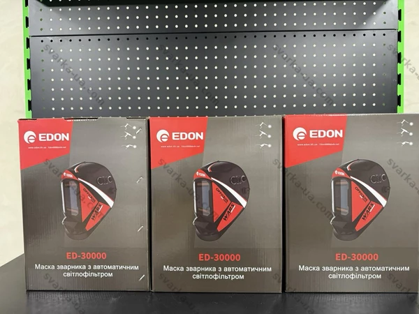 Фото 6 - Маска зварювальника хамелеон Edon ED-30000