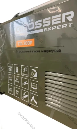 Фото 5 - Апарат аргонодугового зварювання Grösser TIG-200P MIX AC/DC EXPERT
