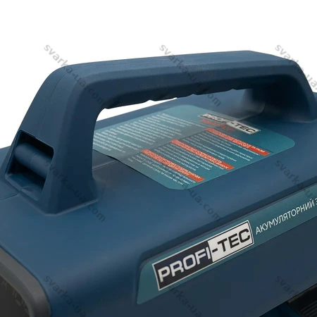 Фото 11 - Акумуляторний зварювальний апарат PROFI-TEC PCWM12040PP, 80V (2×PT4040PP (4.0 Aч), двопортовий зарядний пристрій QBCD40/4PP dual quick